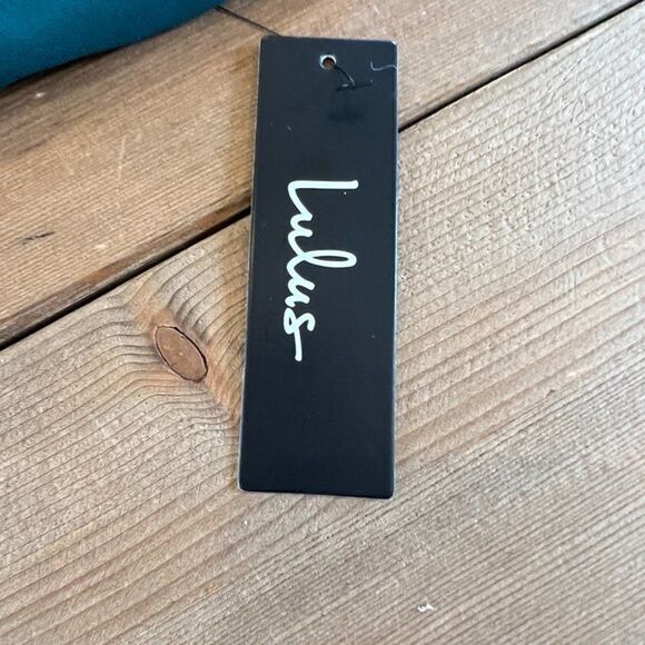 Lulu's Air of Romance Forrest Green  Maxi Dress Size Extra Small NWT - Picture 10 of 16